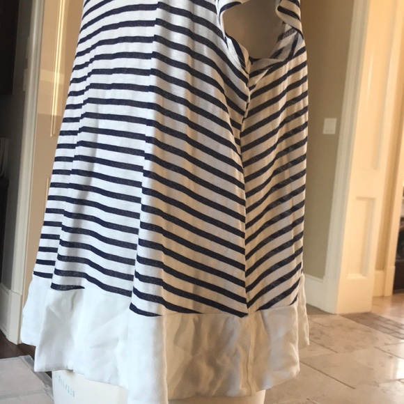 Altar’d State Navy blue and cream striped shirt - Picture 4 of 8